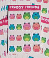 Froggy Friends Vinyl Sticker Sheet