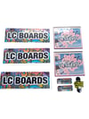 LC Boards MEGA Sticker Pack lot of 8