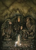 "The Trolls and Princess Tuvstarr" by John Bauer poster
