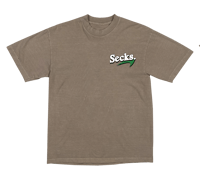 secks t-shirt tan