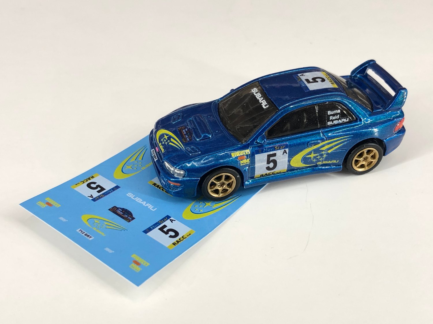 DECALS - Subaru Impreza WRC - Richard Burns 