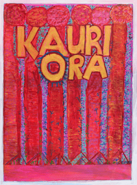 Kauri Ora edition by Emily Karaka - Red