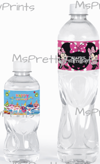 Image 4 of Water Bottles - Any Theme