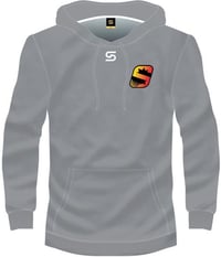 Image 1 of Streetwear Fleece Hoodie - Grey