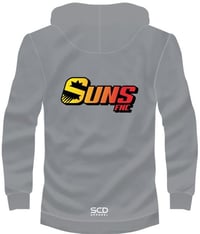 Image 2 of Streetwear Fleece Hoodie - Grey