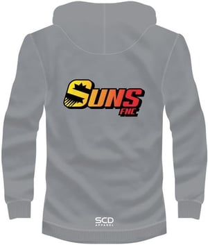 Image of Streetwear Fleece Zip Jacket - Grey