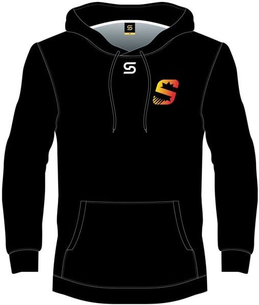 Image of Streetwear Fleece Hoodie - Black