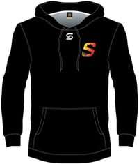 Image 1 of Streetwear Fleece Hoodie - Black