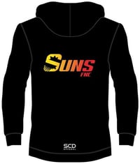 Image 2 of Streetwear Fleece Hoodie - Black