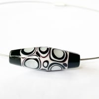 Image 2 of Bead on Wire - Black and White