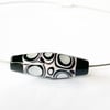 Bead on Wire - Black and White