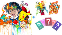 Image 1 of Limited Edition "Pokemon Ash" Print Pack 