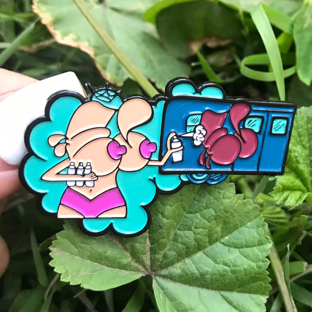 Image of ECHO Selfie Throw Up Pin