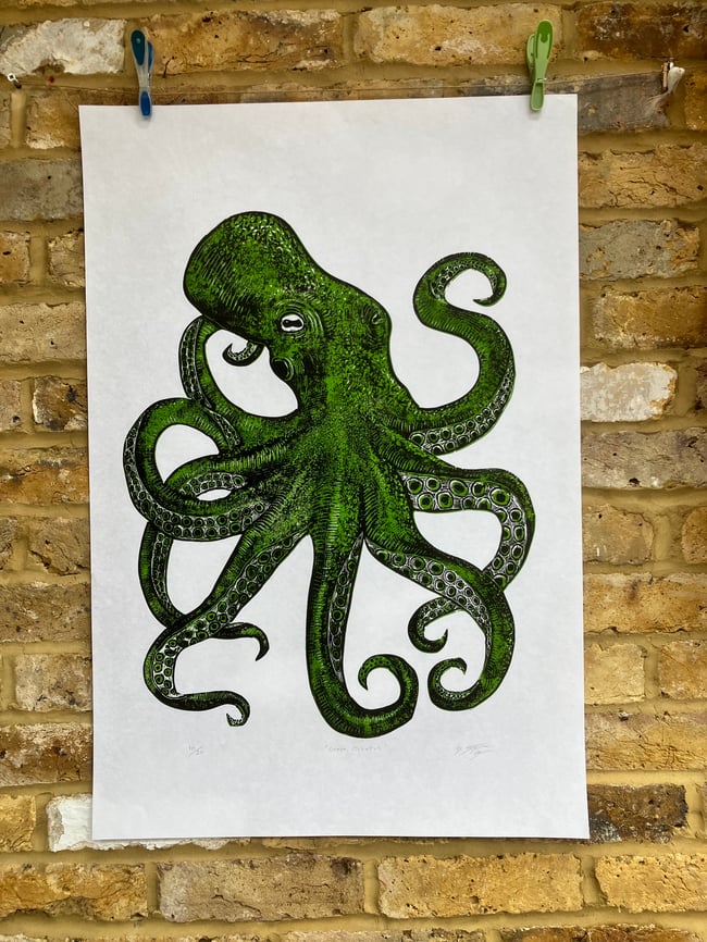 Green Octopus (No. 10 of 20)