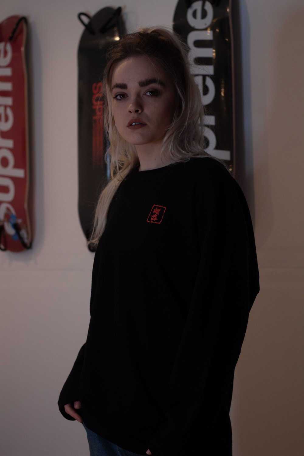 SUDANIM LONG SLEEVE / BLACK