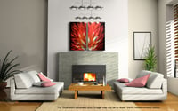 Image 2 of Fiamma- Abstract Metal Wall Art Contemporary Modern Decor