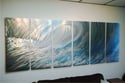 Wave 36x96 - Abstract Metal Wall Art Contemporary Modern Decor