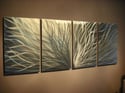 Golden Radiance - Metal Wall Art Abstract Sculpture Painting Modern Decor