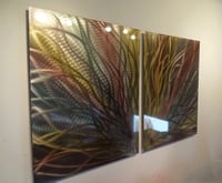Image 2 of Radiance Bronze- Abstract Metal Wall Art Contemporary Modern Decor