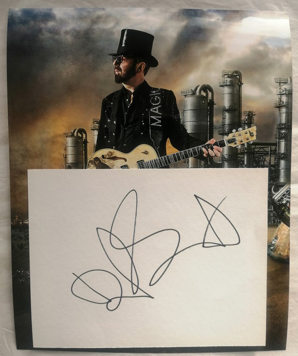 Dave Stewart Signed Card & Photo Combo