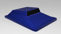 Image 5 of 1/64 Scale Hood Scoops - Set of 4