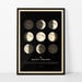 Image of Moon Phases Chromolux Champagne Edition | Artprint