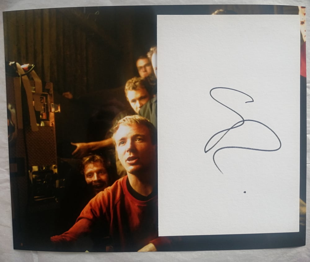 Snatch Director Guy Ritchie Signed Card & Photo Combo