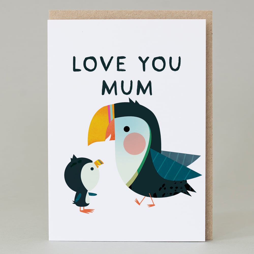 Image of Love you Mum - Puffin (Card)