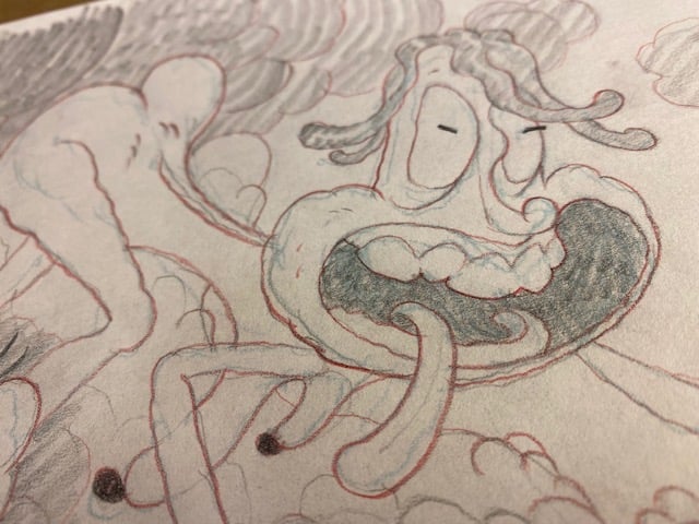 Parker Girls Preliminary Sketch Image 4