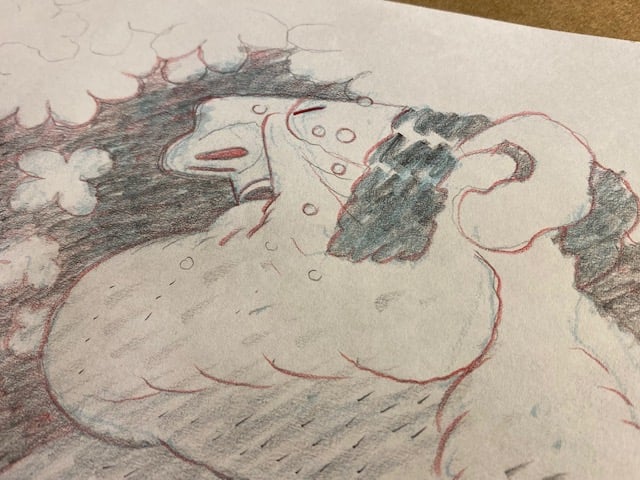 Patricia and Godoy Preliminary Sketch Image 4