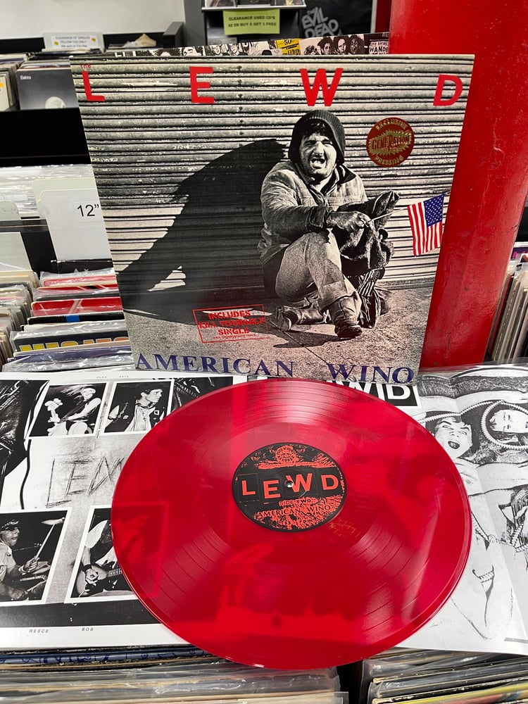 Image of Lewd-American  Wino LP (red vinyl Generation Records Exclusive)