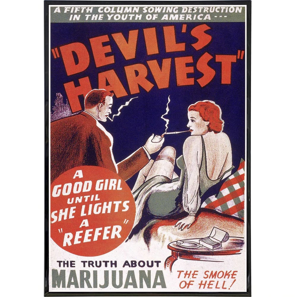 Reefer Madness/Devil's Harvest Poster