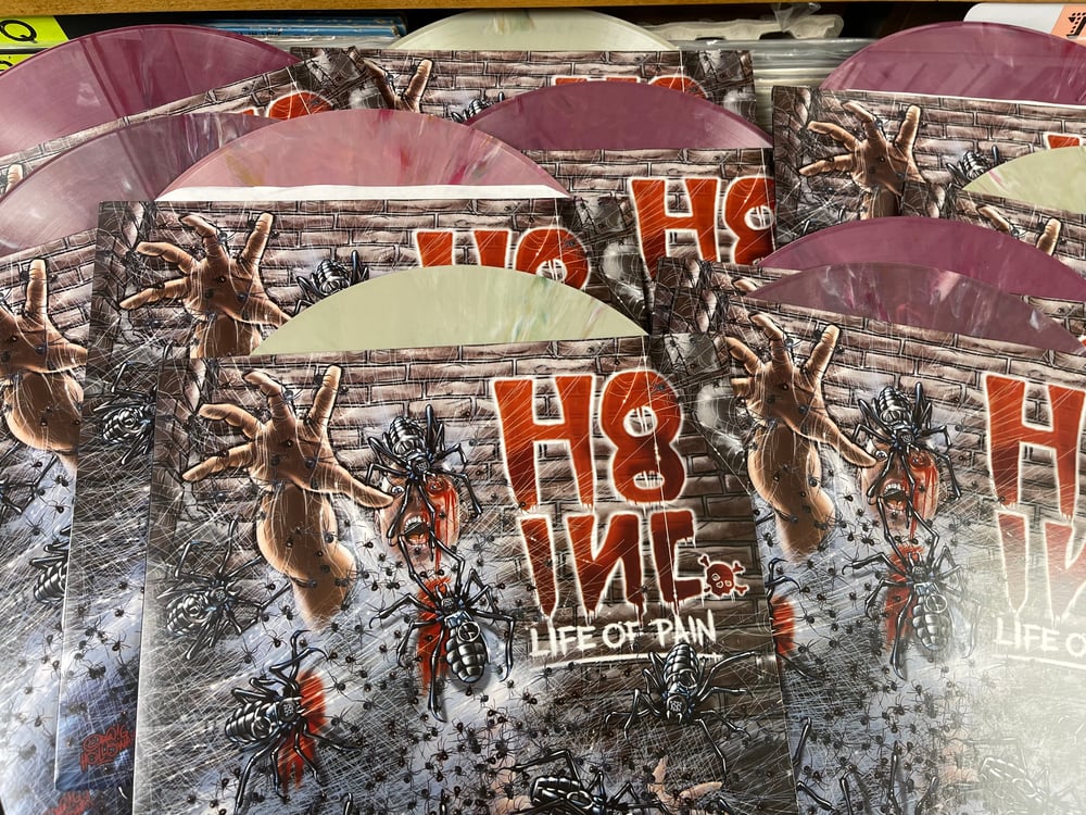 Image of H8 inc.-Life of Pain LP deadstock copies on colored vinyl