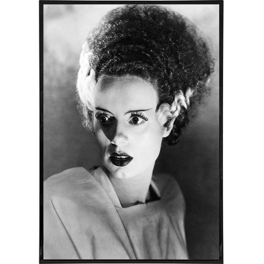 Bride of Frankenstein/Vincent Vangoh Portrait Poster