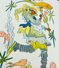 Image 4 of Flora Summoner - Large Risograph Print