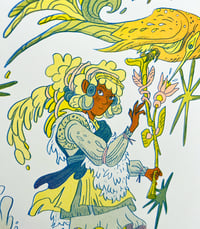 Image 5 of Flora Summoner - Large Risograph Print