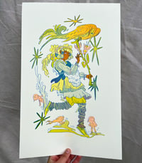 Image 1 of Flora Summoner - Large Risograph Print