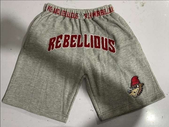 Grey Rich and Rebellious Short set