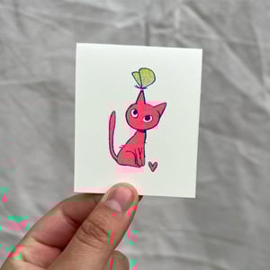 Set of 3 little Cat Love cards