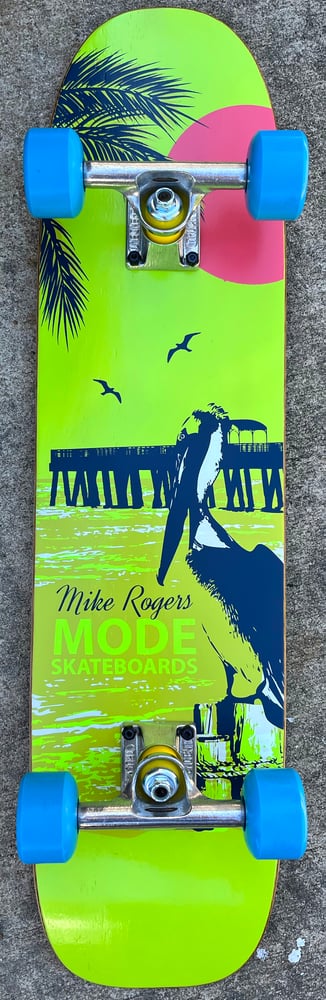 MODE Skateboards — 7.4 Postcard Freestyle Complete (double-kick/Florida  edition graphic)