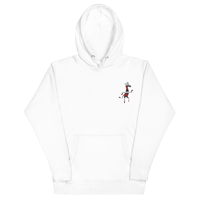 Image 1 of Embroidered Hoodie - Red