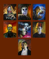 16x20 Signed and Numbered Canvas Prints - Classic Monsters 