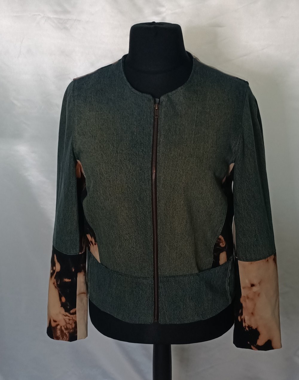 DENIM UPCYCLED LADIES JACKET