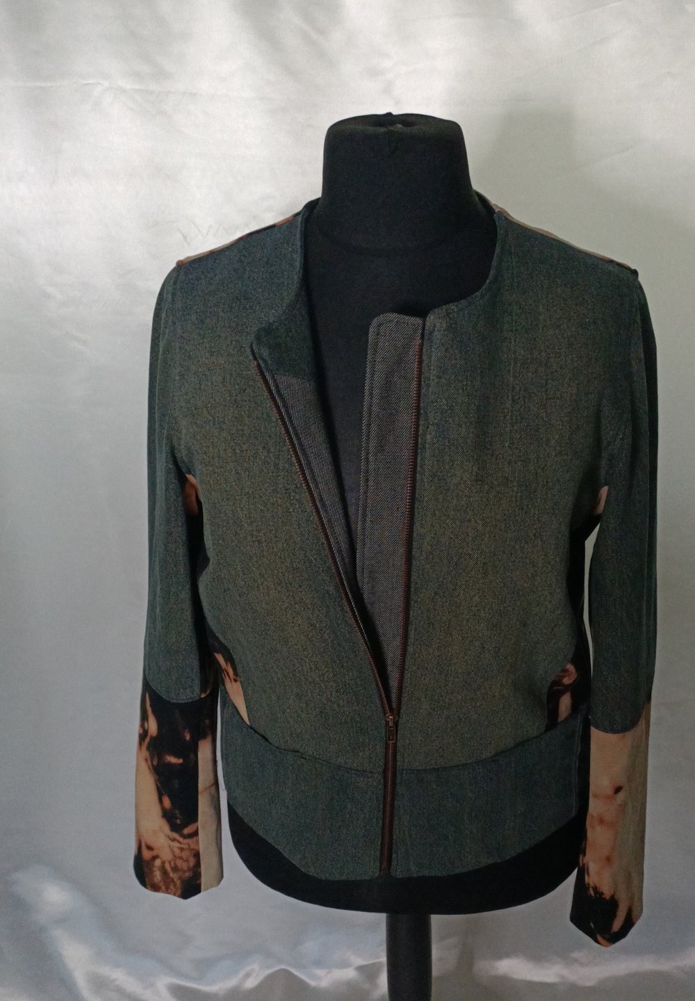 DENIM UPCYCLED LADIES JACKET