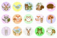 Image 2 of Woodland Critters Baby Shower Lip Balm Favors