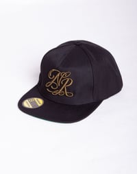 Image 1 of NR Snapback. BLACK/OLIVE