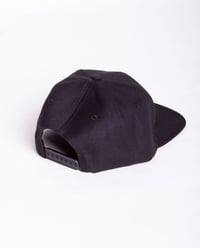 Image 2 of NR Snapback. BLACK/OLIVE
