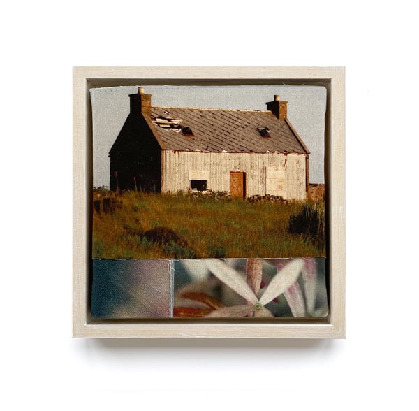 Image of Croft house - original framed fabric wall work