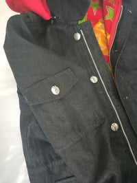 Image 4 of BLACK DENIM COAT 