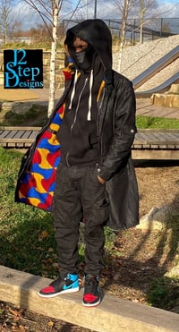 Image 3 of BLACK DENIM COAT 